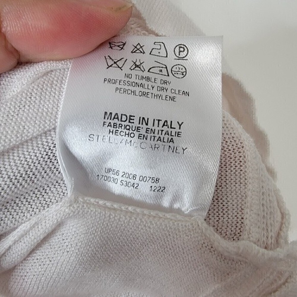 Stella McCartney Womens tank Top Sleeveless Size 40=6 - Picture 7 of 10